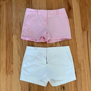 2 White and Pink Vineyard Vines shorts